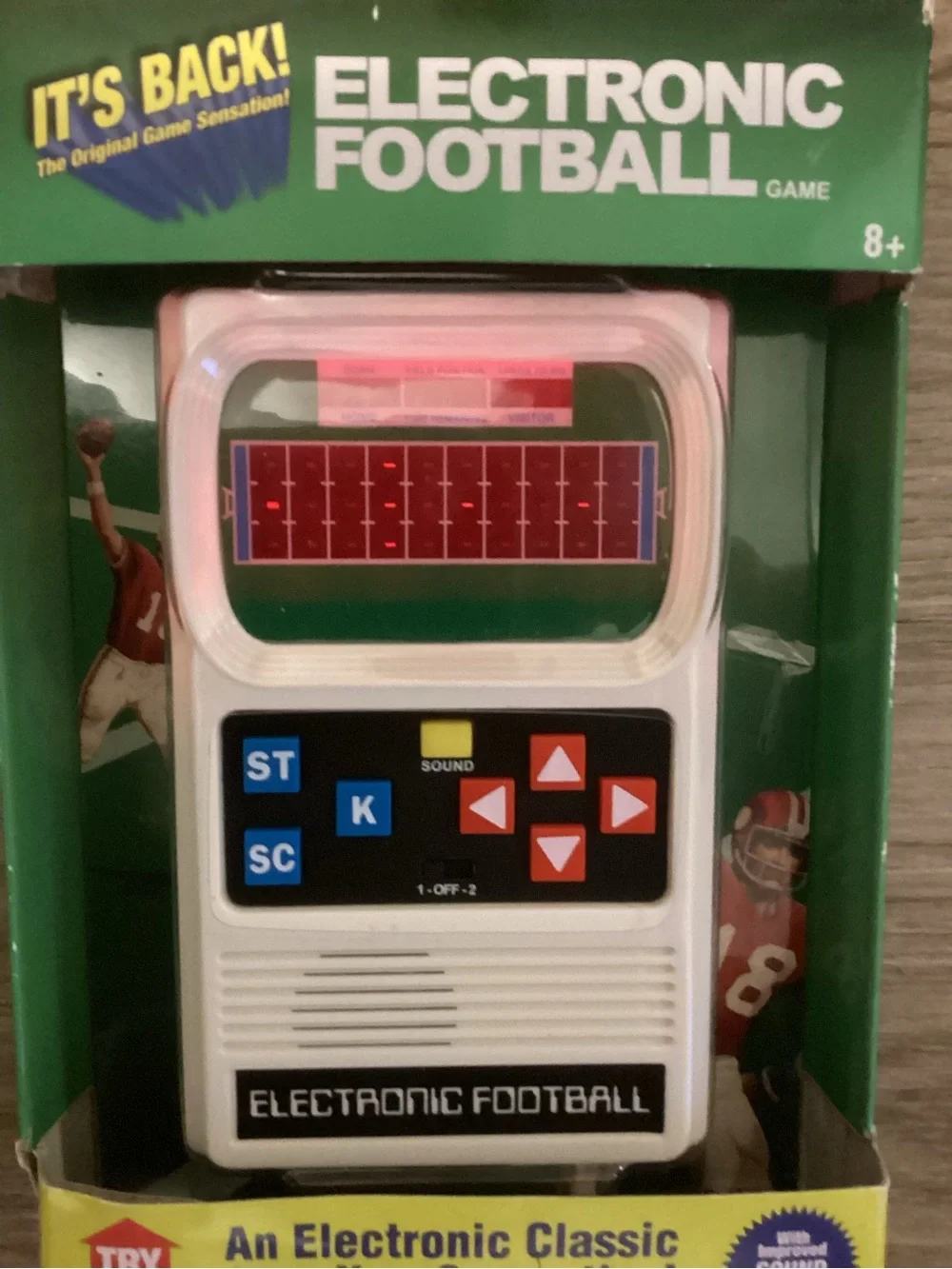 2002 Mattel Electronic Football Handheld Game Brand New Sealed w/Box Damage.